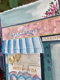 Image 5 of Carolina’s Petit Cafe Tea Room- Original Artwork. 
