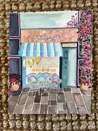 Image 2 of Carolina’s Petit Cafe Tea Room- Original Artwork. 