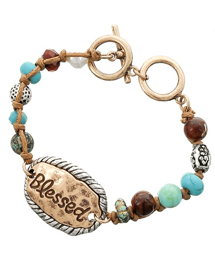 Image of BLESSED INTERLOCK BRACELET 