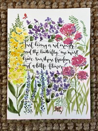 Image 2 of Sunshine & Freedom Quote- Original Artwork