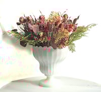 Grecian Milk Glass Vase
