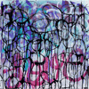 <3 | 20X20 ACRYLIC & SPRAYPAINT ON CANVAS