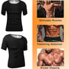 Sweat Sauna T-shirt Trainer Abdomen Fat Burner Slimming Workout Body Compression Short Sleeve