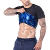 Sweat Sauna T-shirt Trainer Abdomen Fat Burner Slimming Workout Body Compression Short Sleeve