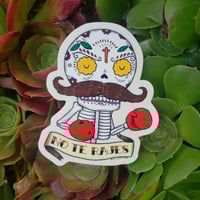 Boxeador Calavera Vinyl Sticker