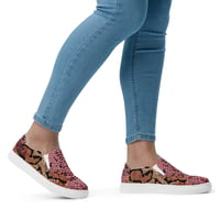 Image 5 of WICKEDxWILD Bright Chimera Women’s slip-on canvas shoes