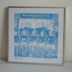 Image of Man City print