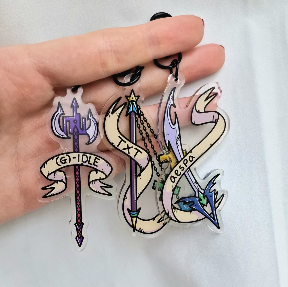 Image of KPOP Fantasy Keychains GROUPS A - L