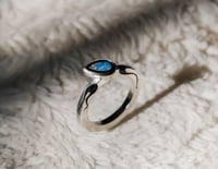 Image 1 of Onyx Opal Ring 