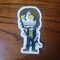 Daryl Dixon Calavera Vinyl Sticker