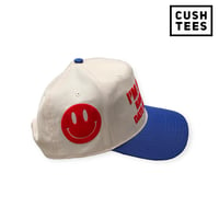 Image 2 of  I'm single baby, I can date all y'all (Snapback) Off White/Red/Blue
