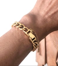Image 2 of Chunky Cuban Chain Bracelet