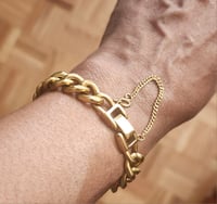 Image 7 of Chunky Cuban Chain Bracelet