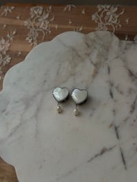 Image 3 of Pearly Heart Plug Custom (Silver)