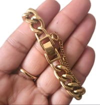 Image 8 of Chunky Cuban Chain Bracelet