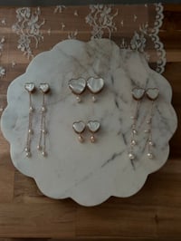 Image 1 of Pearly Heart Plug Custom (Rose Gold)