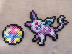 Image of Eeveelutions pixel art