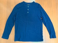 Image 1 of Beams Plus + henley neck shirt, made in Japan, size L (fits M)