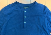 Image 2 of Beams Plus + henley neck shirt, made in Japan, size L (fits M)