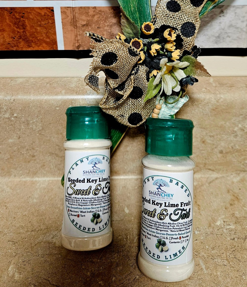 Sweet & Tart! Seeded Key Limes/Powder. Blood Sugar-Cells-Blood Thinner-pH Bal