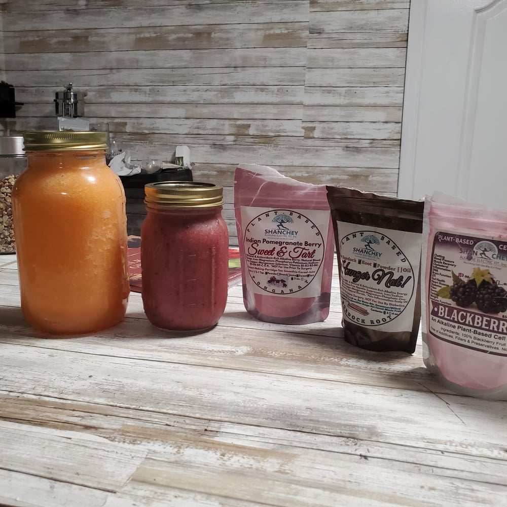 Sweet & Tart! Pomegranate Berry Syrup/Grinds-Parasites-Circulation-Hemorrhoids-Tumors-Herpes