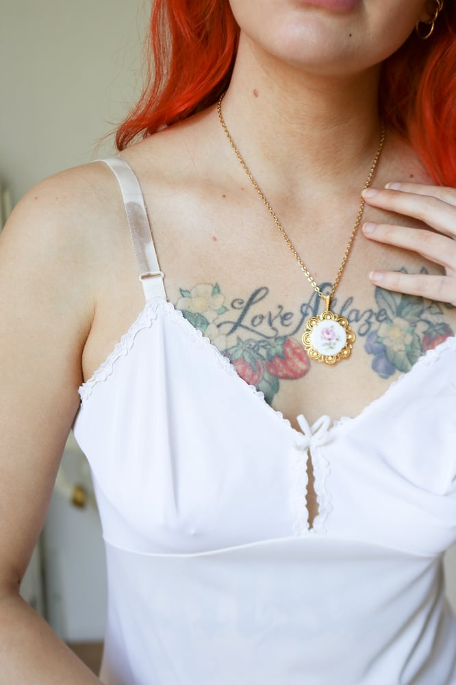 Image of Vintage 1970s Olga Angelic Tank Top (34)