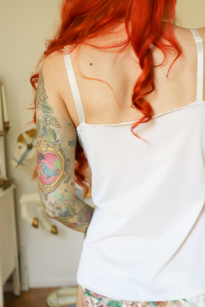 Image of Vintage 1970s Olga Angelic Tank Top (34)