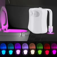 Smart Motion Sensor Toilet Seat Night Light 16 Colours  Waterproof  Backlight For  Bathroom