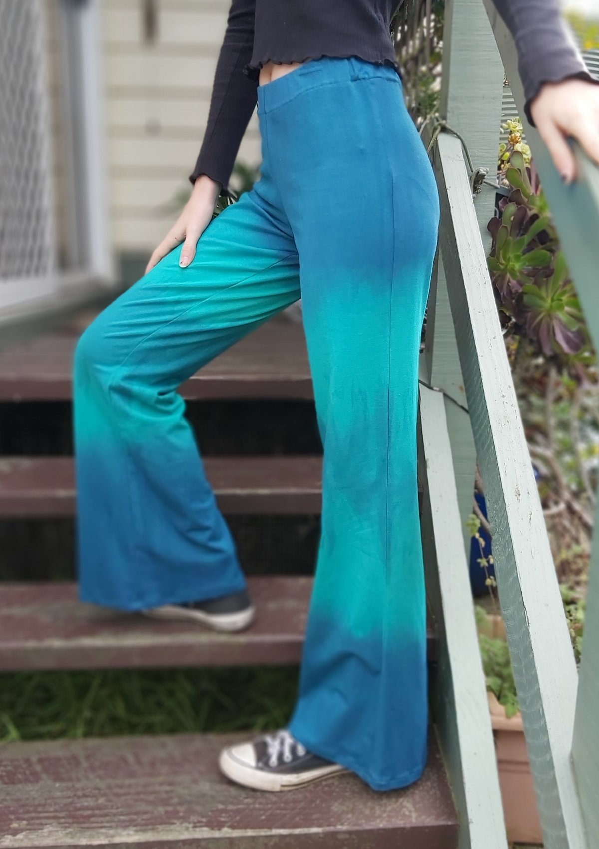 Image of Jade/blue Ombre KAT Pants