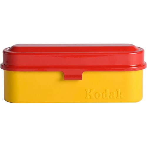 Image of Steel Kodak 35mm Film Case by RETO (Red/Yellow)