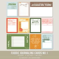 Foodie Journaling Cards No.1 (Digital)