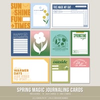 Spring Magic Journaling Cards (Digital)