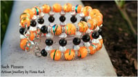 Zesty Orange, Bracelet Cuff.