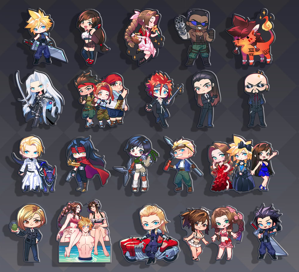 Image of Pre-Order FF7 standees