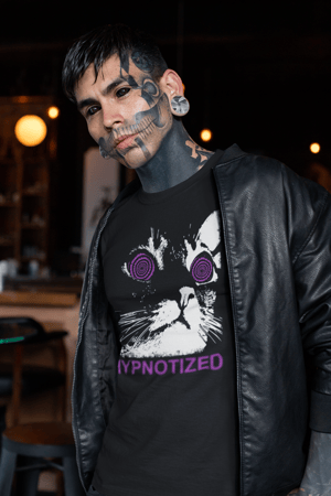 Image of Hypnotized Cat T-Shirt