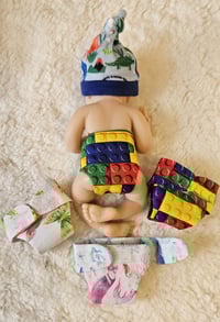Image 1 of Small doll's Velcro Nappies
