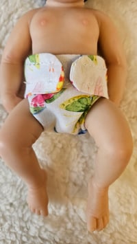 Image 3 of Small doll's Velcro Nappies