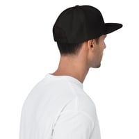 Image 3 of PATRIOT Black on Black Snapback Hat from PatriotsCo.com