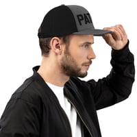 Image 9 of PATRIOT Charcoal/Black Richardson 112 Trucker Cap from PatriotsCo.com