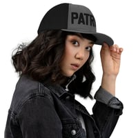 Image 10 of PATRIOT Charcoal/Black Richardson 112 Trucker Cap from PatriotsCo.com