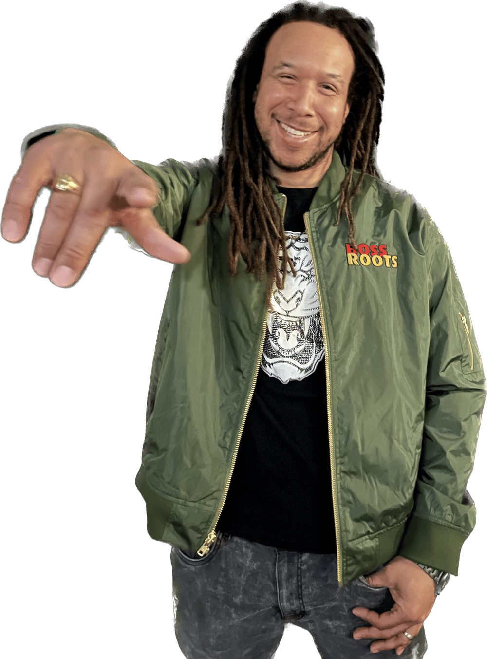 Embroidered logo Bomber Jacket