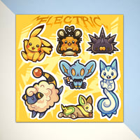 Image 7 of Pokemon Types Sticker Sheets