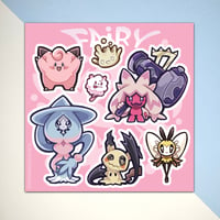 Image 6 of Pokemon Types Sticker Sheets