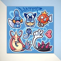 Image 4 of Pokemon Types Sticker Sheets