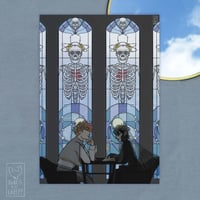 [THE LOCKED TOMB] Gideon the Ninth and Harrowhark - print
