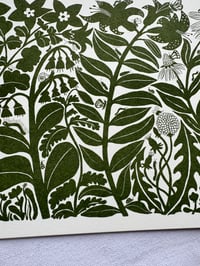 Image 3 of Garden Tangle Mini Riso Print
