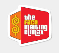 The Face Melting Climax Sticker