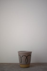 Image 1 of Decorated Beaker - Oatmeal & Iron