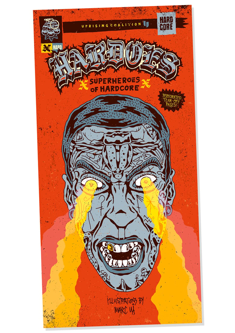 Image of HARDOES - "Superheroes Of Hardcore" BOOK