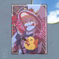 Image 1 of [HAZBIN HOTEL] - Lucifer - Gold foiled print
